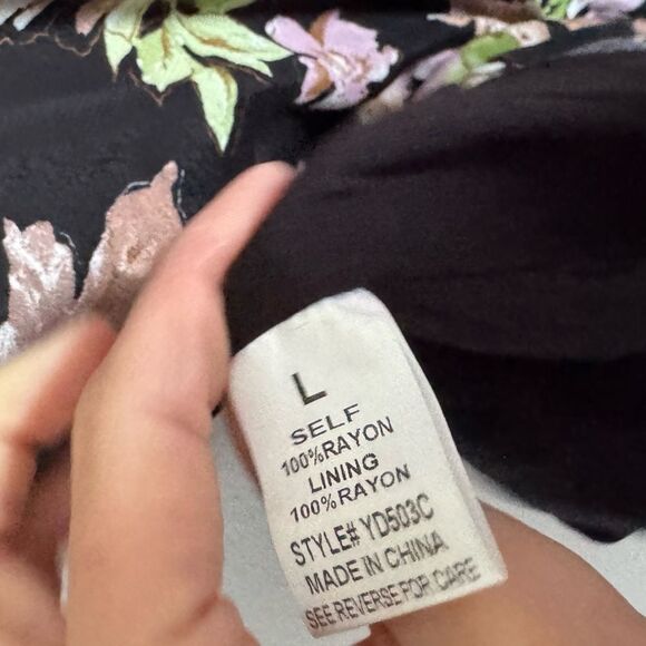 Audrey 3+1 Floral Maxi Dress Large - Picture 9 of 11